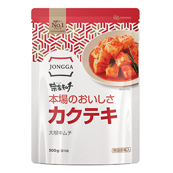 宗家 本場のおいしさ カクテキ|スーパーで買える無添加のキムチ